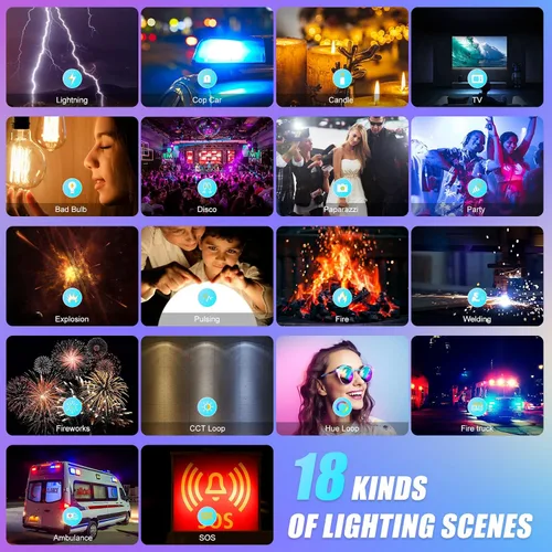 Vista 2 de GVM RGB LED Panel de luz de video, iluminación de fotografía con control de aplicación, kit de iluminación de video 800D para YouTube Studio