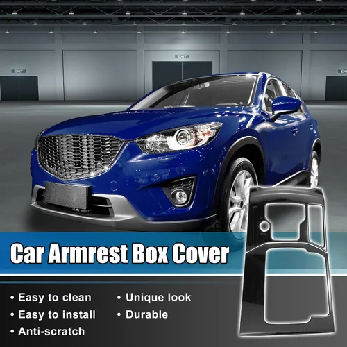 Vista 2 de X AUTOHAUX Cubierta del marco de la palanca de cambios para Mazda CX-5 CX5 Coche, Protector decorativo interior, Set