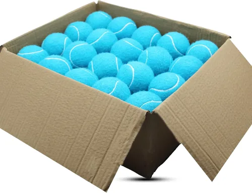 Vista 11 de SHYUJAJIE Pelotas de tenis, paquete de 40 pelotas de entrenamiento de tenis, pelotas de tenis de alta elasticidad para principiantes, pelotas