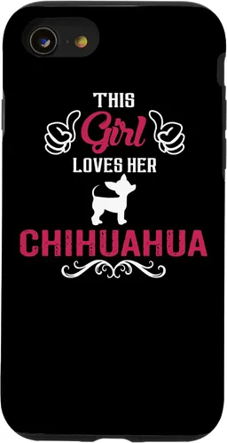 Vista 13 de Funda para iPhone 15 This Girl Loves Her Chihuahua Dog Mom