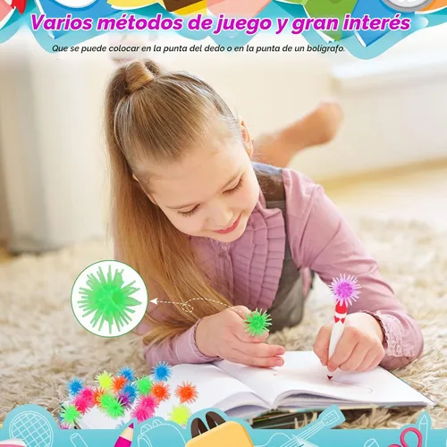 Vista 7 de Charniol 36 - Pelotas adhesivas de puercoespín para niños