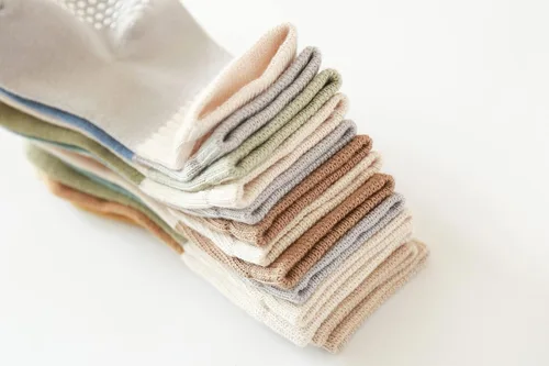 Vista 6 de Calcetines de algodón para bebés y niñas, calcetines de algodón para recién nacidos, antideslizantes, antideslizantes, para niños pequeños