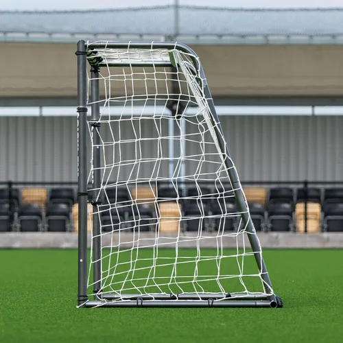 Vista 8 de QUICKPLAY GS Porterías de Fútbol - Portería de Fútbol de Acero Galvanizado Súper Duradera [5 Tamaños] Tamaños Reglamentarios, Red Profunda, Movible