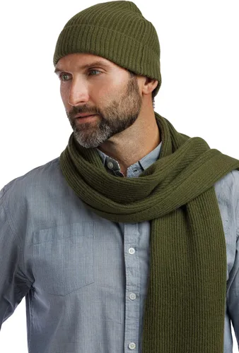 Vista 27 de Fishers Finery Sombrero con puños acanalados de cachemira 100% pura para hombre; ultra felpa