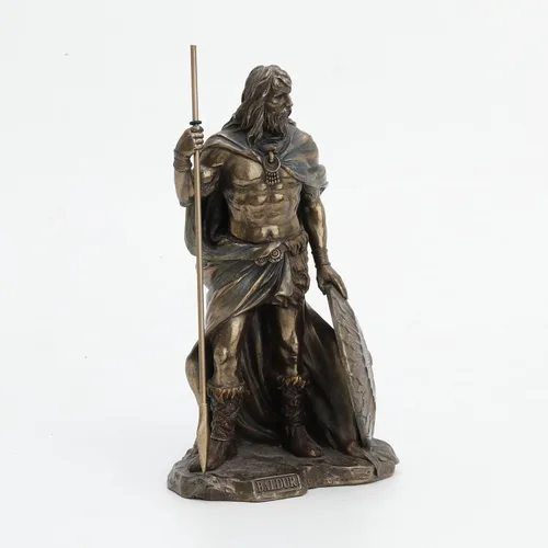 Vista 2 de Veronese Design Dios nórdico Baldr Estatua de acabado bronce Baldur Brave Bold