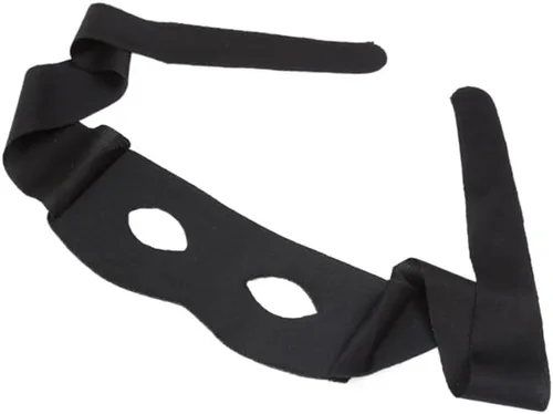 Vista 3 de Honkenda Máscara de ojos de bandido de ladrón negro para hombres y mujeres, máscara de disfraz de ladrón negro, accesorio para Halloween, Navidad