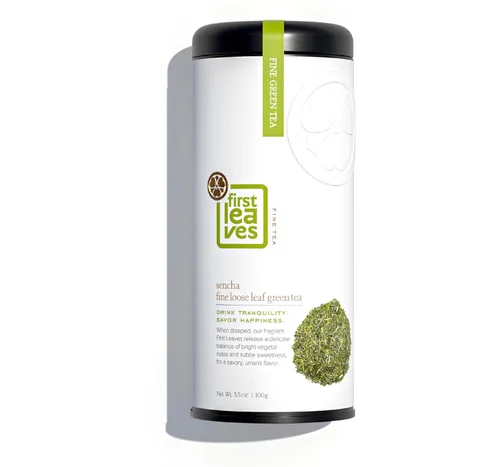 Vista 7 de Bolsas de té verde Sencha (25 paquetes), bolsas de té verde japonés orgánico (25 bolsas), auténtico té sencha japonés de First Leaves, 3.53 onzas