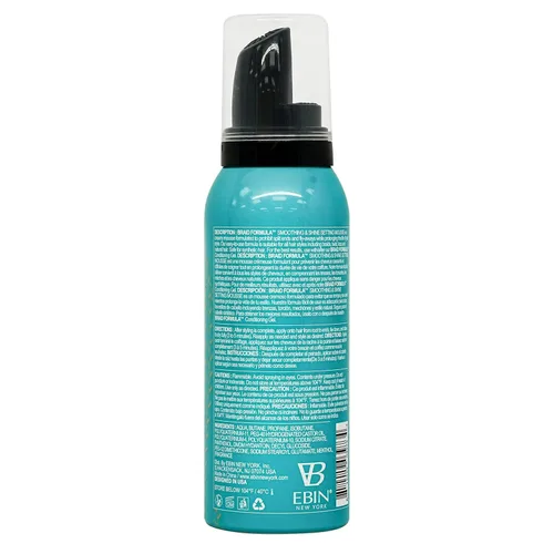 Vista 2 de EBIN NEW YORK Mousse fijador de fórmula trenzada (2.7 onzas, menta)