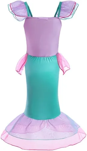 Vista 2 de Dressy Daisy Disfraz de princesa de cuentos de hadas de sirena para niñas, disfraz de cosplay