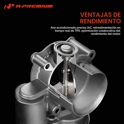 Vista 6 de Válvula de control de aire de ralentí IAC + sensor de posición del acelerador TPS A-Premium Compatible con Chevy, GMC, Cadillac, Pontiac - 99-02