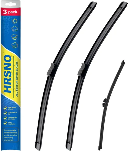 Vista 30 de Limpiaparabrisas de 15"+15" con juegos de escobillas limpiaparabrisas traseras de 13", repuesto automotriz para Jeep Wrangler 2007-2017, escobillas