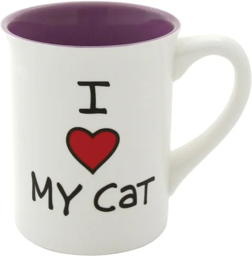 Vista 5 de Taza de gres Our Name is Mud "I Heart Dad", 16 oz.
