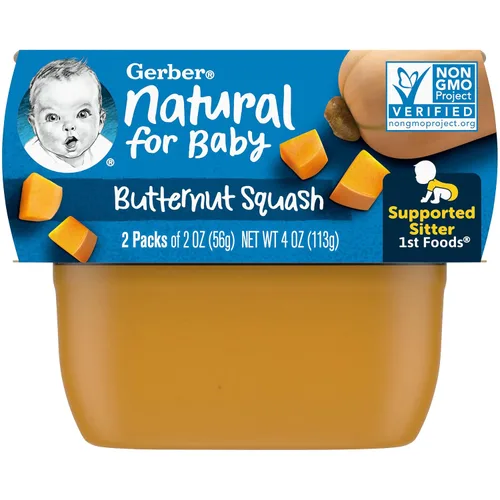 Vista 15 de Gerber Banana Puree - Alimento para bebés, 4 onzas líquidas