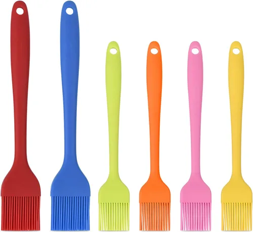 Vista 10 de Hhyn Juego de Cepillos de Silicona para Repostería 2 Piezas Resistente al Calor para Esparcir Aceite, Mantequilla, Salsa para Barbacoa, Parrilla