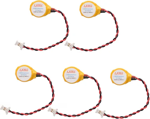 Vista 12 de CMOS ML1220 - Batería para DELL XPS 13 15 9343 9350 9360 9365 BIOS RTC ML1220 Batería con 2 cables y conector