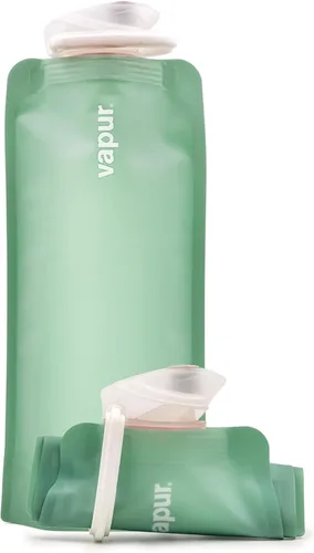 Vista 16 de Vapur Botella de Agua Plegable con Mosquetón, Botella Compacta que se Pliega Completamente para Hidratación en Movimiento, Ideal para Viajar