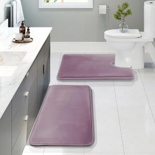 Vista 120 de Clara Clark tapete para baño, regadera o tina, de gomaespuma, negro, antiderrapante Camel Oro