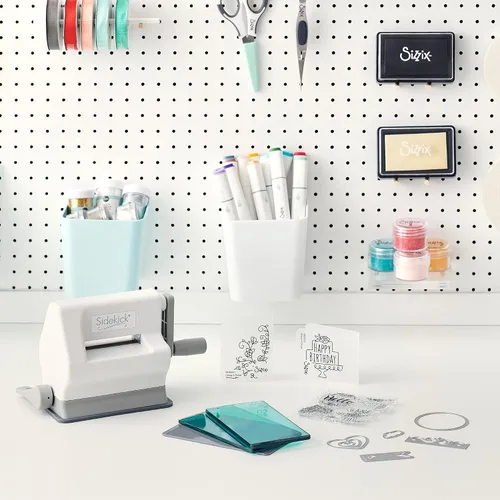 Vista 12 de Sizzix Sidekick Kit de inicio 661770 - Máquina portátil manual de troquelado y estampado para manualidades, álbumes de recortes y fabricación