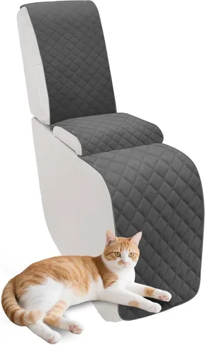 Vista 8 de Fundas para sofá modular reclinable, de terciopelo en forma de L, funda de consola central para perros y mascotas, lavable antideslizante, 1 funda