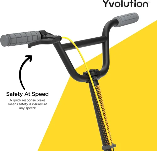 Vista 4 de Yvolution Fliker Drift Scooter, 3-Wheels Wiggle, Foldable, Suitable for Kids and Adults (Fliker C5)