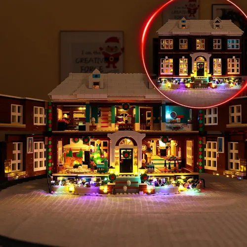 Vista 7 de BRIKSMAX Kit de iluminación LED 2.0 para Lego Home Alone - Iluminación LED innovadora compatible con Lego Ideas 21330 - No incluye el set de Lego