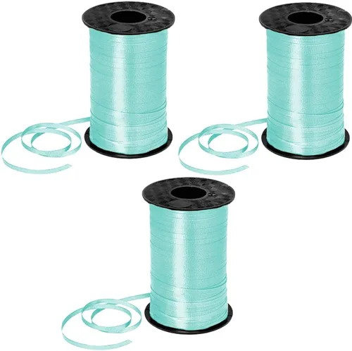 Vista 13 de PMU Tira de cinta rizadora negra de 500 yardas x 3/16 pulgadas para envolver regalos, decoración de cumpleaños, celebraciones, fiestas, accesorios