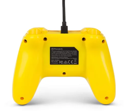 Vista 4 de PowerA Wired Controller for Nintendo Switch - Pokémon Pikachu Static, Gamepad, Game controller, Wired controller, Officially licensed