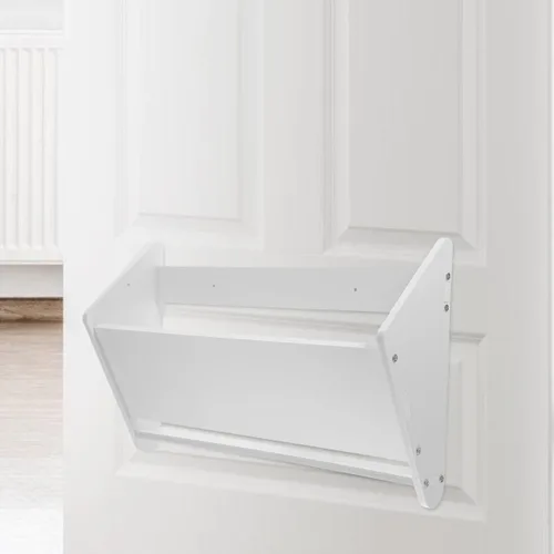 Vista 7 de DOITOOL Zapatero ultrafino montado en la pared de 15.74 x 10.23 x 4.72 pulgadas, organizador de almacenamiento sin perforaciones para puerta
