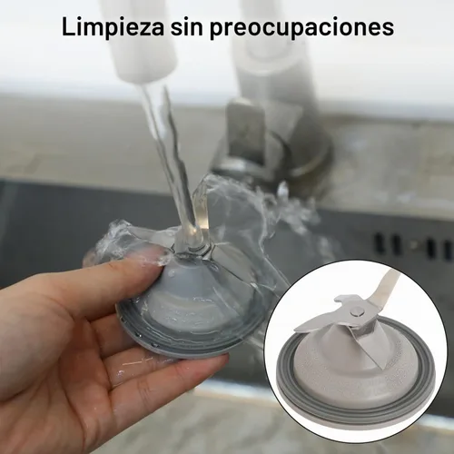 Vista 6 de Reemplazo de la cuchilla de la licuadora para, Reemplazo de la cuchilla de la licuadora de acero inoxidable con junta de silicona compatible