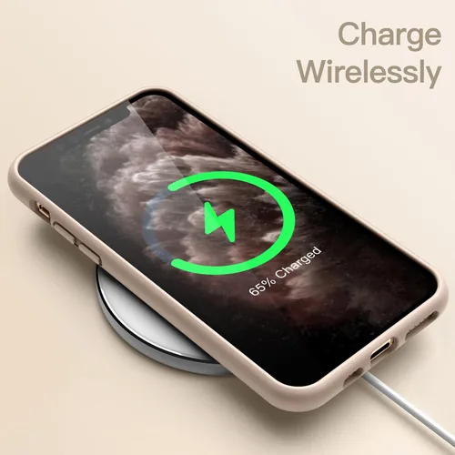 Vista 6 de JETech Funda de silicona para iPhone 11 Pro Max de 6.5 pulgadas, suave al tacto, funda protectora de cuerpo completo, a prueba de golpes con forro
