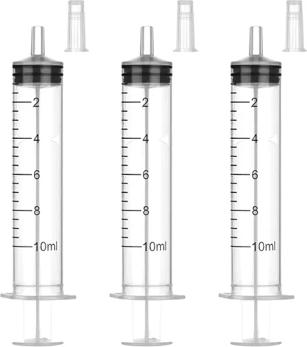 Vista 15 de Jeringa Luer Lock de 1 ml para Líquidos, Jeringa con Tapa, Paquete de 30 Unidades Envueltas Individualmente