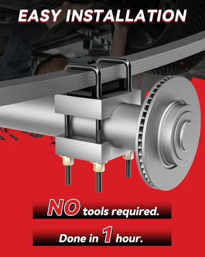 Vista 6 de PROEZE Kit de Bloque de Elevación de Nivelación de 1" para Silverado Sierra 1500 1999-2023 2WD 4WD, Kit de Bloque de Elevación de Nivelación Trasero