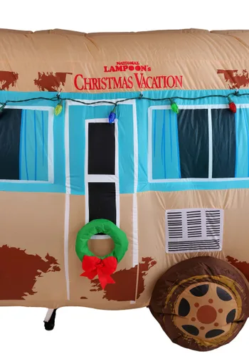Vista 3 de Decoración Inflable de RV de Vacaciones de Navidad de 4 Pies Multicolor
