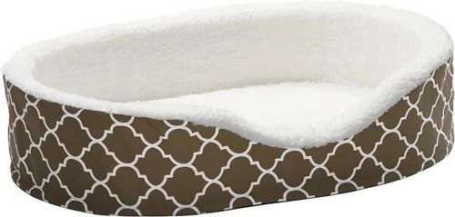 Vista 17 de MidWest Homes for Pets Orthoperdic - Cama para mascotas con protector de tela de teflón, XS marrón