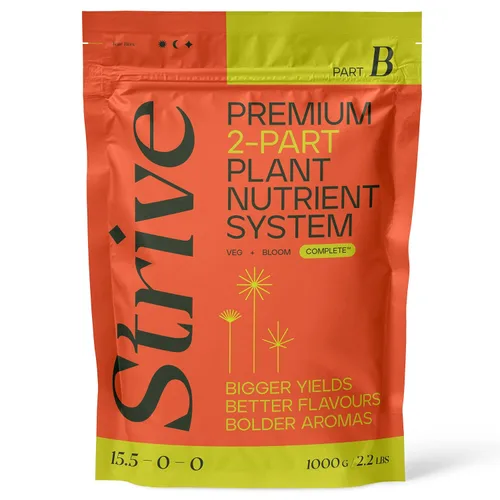 Vista 9 de Strive Fertilizer Part B Paquete – Nutrientes hidropónicos generales Veg + Bloom – Alimento vegetal de primera calidad para interiores, exteriores
