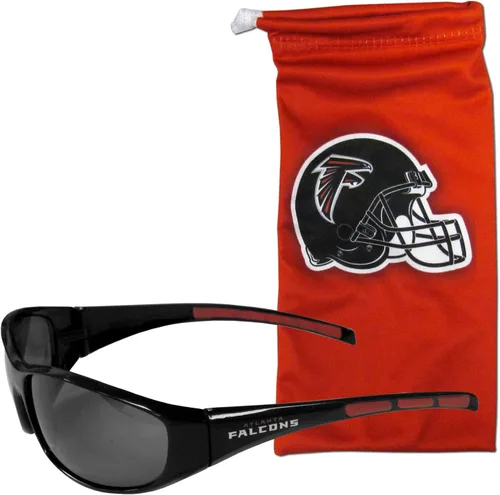 Vista 10 de Siskiyou NFL Unisex Wrap Sunglasses and Bag Set