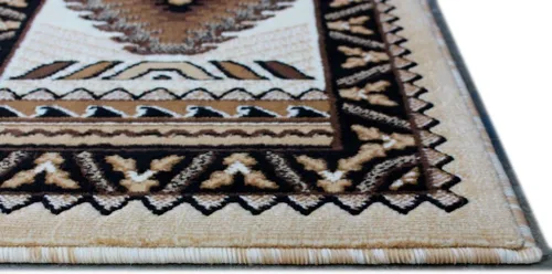 Vista 7 de Alfombra South West Mat diseño D 143 marfil (24 x 40 pulgadas)
