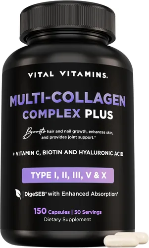 Vista 2 de Vital Vitamins Multi-Colágeno Plus 150 ct + Astaxantina 60 ct