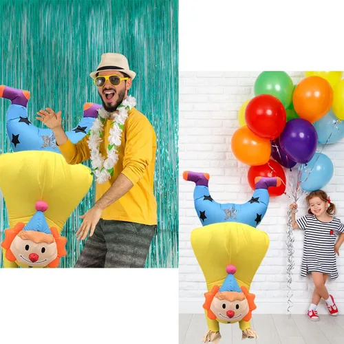 Vista 3 de DAHAKII Disfraz inflable de Navidad, decoración de Navidad, disfraz inflable para adultosdesfile de Navidad