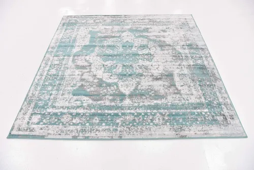 Vista 329 de Unique Loom Colección Sofia - Alfombra de área Salle Garnier (7' 1" x 10' Rectángulo, Borgoña/ Marfil)
