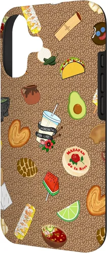 Vista 2 de Brown Antojitos Mexican Food Latino Tacos Pan Dulce - Carcasa para iPhone 17