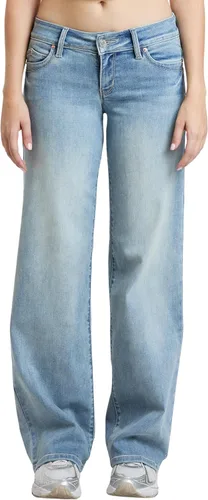 Vista 12 de YMI Pantalones de Elastano para Mujer YMI Jeans de Cintura Baja y Pierna Ancha Wannabettabutt
