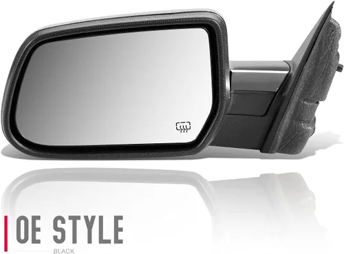 Vista 3 de DNA Motoring OEM-MR-GM1320476 Cubierta cromada Lado Izquierdo Ajuste de Potencia Retrovisor Plegable Calentado Espejo Retrovisor Compatible