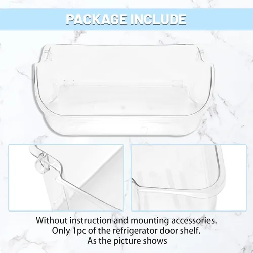Vista 7 de HECASA 240356402 AP2549958 - Estante para puerta de refrigerador compatible con frigidaire frigidaire, reemplazo ligero y transparente, 1 unidad