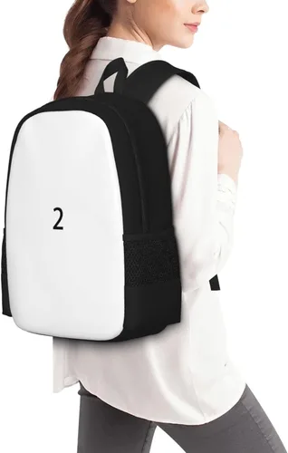 Vista 7 de Mochila de anime con impresión 3D, mochila de dibujos animados, mochila casual para viaje, mochila ligera, Color-2, talla única