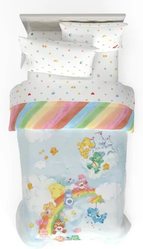 Vista 13 de Franco - Juego de edredón y sábanas supersuaves con funda para niños, 5 piezas, tamaño individual, Hello Kitty