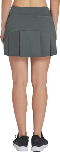 Vista 6 de HonourSex Faldas de golf para mujer con bolsillos, faldas de tenis con pantalones cortos, pantalones cortos, ropa deportiva, senderismo