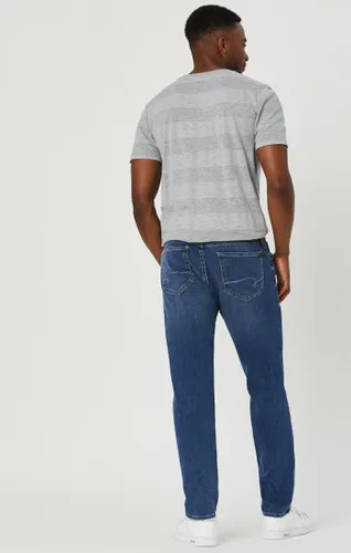 Vista 7 de Mavi Jake - Jeans ajustados de tiro regular para hombre, mid foggy williamsburg
