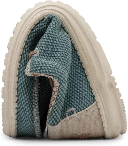Vista 4 de Hey Dude Men's Wally Stitch Men's Loafers Men's Slip On Shoes Comfortable & Light