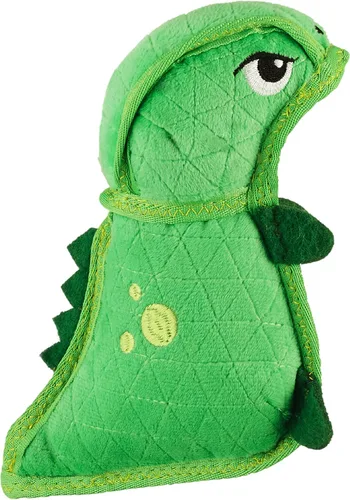 Vista 7 de Outward Hound Xtreme Seamz - Juguete chirriante para perro de cocodrilo, relleno denso reforzado